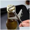 Key Rings Metal Airplane Bottle Opener Key Ring Plane Model Summer Beer Openers Keychain Holders Kitchen Bar Hand Tools Will And Sandy Dhmtk