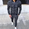 Men's Tracksuits 2023 Man Tracksuit Sets Spring Autumn Print sthipper juket sport jogger gym suit male gentlemen dasual fashion men clothing