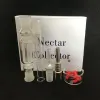 Conjunto de coletor de néctar 14mm 18mm kit de tubos de vidro Happywater com clipe keck tubos de vidro em estoque DHL grátis para os EUA