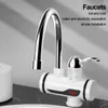 Kitchen Faucets Electric Cold Mixer Tap 3000W Instant Heating Faucet 360 Degree Rotation Fast Digital Bathroom Supplies