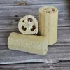 Spazzole da bagno Spugne Lavapavimenti 10 * 4-6 cm Luffa naturale Spazzole Rimuovi la pelle morta Massaggio Pulito esfoliante Strofinare il piatto Pennello Strumento di lavaggio