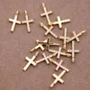 Pendant Necklaces 10pcs Mini Religion Cross Charm Pendants For Bracelet Necklace Jewelry Accessories Diy Jewelry Making 231012