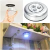 Wall Lamp Mini LED Night Light Wireless Round Motion Sensor Touch Battery Powered Cabinet For Bedroom Closet Lighting