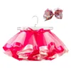 Jupes Filles Tutu jupe bébé filles jupes Mini pettijupe danse arc-en-ciel Tulle enfants princesse jupe coloré enfants vêtements d'été 231013