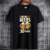 Men's T Shirts Shirt For Men Graphic Tee Crossfit High Quality Y2k Clothing Large T-shirt Harajuku Fashion Printed Beer