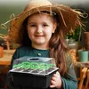 Neue 12 Löcher Sämling Tabletts Samen Starter Pflanze Blume Grow Box Wachsen Start Keimung Box Kindergarten Töpfe Liefert Garten liefert