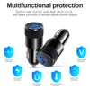 Dual Port PD 15W QC3.0 Snabbladdare 3.1A USB Typ C USB-C Car Charger Mobiltelefon 20W Adapter för iPhone 15 14 13 12 11 Pro Max Samsung Plus iPad Mini med OPP-förpackning