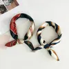 Scarves Fashion Square Silk Feeling Neck Scarf Elegant Skin-friendly Various Style Autumn Winter Women Headband Coat Decoration