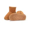 Designer Snow 3352 Laarzen Peuters Uggskid Mini Boot Australische Baby's Meisjes Jongens Warme Laars Leer Jeugdschoen Winterlaarzen Tasman Tazz Platform Winterschoenen