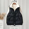 Jaquetas femininas inverno sem mangas jaqueta feminina colete 2023 pato puffer colete ultra leve winderproof outwear mulheres gilet 231012