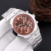 40 mm męski zegarek luksusowe automatyczne maszyny na rękę ze zegarem ze stali nierdzewnej Sapphire Mirror Business Office zegarek składana klamra Montre de lukse zegarki VC09