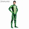 Tematdräkt Zawaland Creative Cosplay kommer 3D Snake Animal Printed Petsuit Full Cover Bodysuits Zentai Suit With Tail Jumpsuits Catsuits T231013