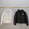 Designer mens jaquetas bordadas crachá mulheres com capuz outerwear parkas inverno quente puffer jaqueta roupas masculinas