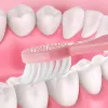 Escova de dentes elétrica sônica ultrassônica, carregador usb, recarregável, lavável, branqueamento eletrônico, à prova d'água