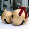 クリスマスの装飾クリスマスベルのおもちゃボールドロップオーナメント楽しいPVCクリスマスバルーン飾り巨大なクリスマスエアボルーンペンダント再利用可能なお祝い装飾231013