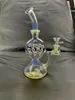 Rainbow Color Anpassning honungskaka Bong Hookahs Bongs för att röka Borosilicate Oil Burner ong Gravity Hookah Elf Bardab Rig Ash Catcher Bongs Ge två gratis presenter