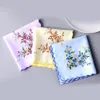 Das 5 stuks 30*30 cm Vintage Katoen Dames Zakdoeken Geborduurde Vlinder Bloem Hanky Bloemen Dames Zakdoek Stoffen Willekeurige Kleur 231012