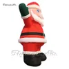 Festivo gigante rosso gonfiabile San Nicola modello Babbo Natale Air Blow Up Babbo Natale per la decorazione esterna di Natale