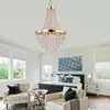 Gouden kristallen kroonluchters, grote hedendaagse luxe plafondverlichting voor woonkamer eetkamer slaapkamer hal
