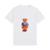 23 New Little Bear Polos T-shirt Designers Mode Hommes Polo Sweatsuit Tees Tops Homme Casual Tshirt Luxurys Vêtements Polo Ralphs Manches 9494