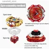 Spinning Top Gytobytle 12 Bey Spinning Top Launcher Battling Set Blade Burst Surge Metal Fusion With Box for Boys Kids Q231013