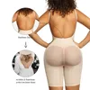 Bel karın şekillendirici zayıflama shapewear kanatlar için bel gövdesi kontrol sorunsuz sırtsız vücut elbiseleri popo kaldırıcı uyluk düzeltici 231012