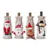 Juldekorationer julvin presentpåsar säckväv dstring flaska med rep för Xmas semesterfester hem trädgård festlig fest supp dhb4y