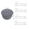 Stol täcker 1 st all inclusive rund ottoman cover spandex elastic fotpool 360 graders skydd ottoman cover för vardagsrum enkelt installera 231013