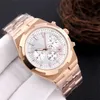 40 mm męski zegarek luksusowe automatyczne maszyny na rękę ze zegarem ze stali nierdzewnej Sapphire Mirror Business Office zegarek składana klamra Montre de lukse zegarki VC09