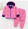 Clothing Sets Children's Polar Fleece Hoodie Jacket Autumn Girl Long Sleeve Warm Boy Suit 2-10 Years Old Jacket Boys Clothes Sweater Top Pants 231013