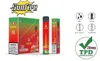 Autentisk Sunfire Bar 700 Puffs Wholesale Vaporizer Bar Disponible POD 2ml E-Liquidpod Bottom Light Electronic Cigaratte