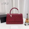 Luxurys çanta mini torba tasarımcı çanta pembe siyah çanta tasarımcısı tote çanta siyah yan çanta kadın metal klasik el çantası bayan yüksek kaliteli crossbody çanta zincir toz çanta