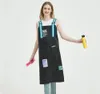 Aprons Long Fashion Nylon Waterproof Apron Coffee Shop Hairdresser Florist Work Clothes Adjustable Nail Salon Apron 231013