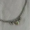 Pendentif Colliers Collier de coeur élégant Collier réglable Chaîne Y2K Collier de perles pour femmes Teen Sweet Dropship