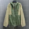 Chaquetas Chaqueta para mujer Mujeres Diseñador Gabardina Letra Panel Jacquard Tela sólida Manga larga Con capucha Abrigos con cordón Casual Estilo unisex Diseñadores Chaqueta Mujer