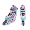 Inline-Rollschuhe Modisches Roll-Skateboard mit LED-Leuchten, Inline-Rad, 80 mm, 90 A Blitzreifen, 231012