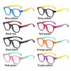 Lunettes de soleil enfants lumière bleue bloquant les lunettes ordinateur Silicone jeu vidéo Anti rayonnement lunettes pour enfants