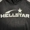 Herren Hoodies Sweatshirts 2023 Neue HELLSTAR Männer Frau 1 Hohe Qualität Gewaschen Do Old Kapuzenpullover Vintage Übergroße Streetwear 231013