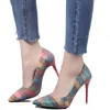 Klänningsskorskor för kvinnor 2022 Pump High High Heels 10 cm Singel Kvinnlig Summer Patent Leather Wedding Party Woman 231013
