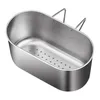 Drains Multifunctional Stainless Steel Sink Drain Strainer Basket Sink Basket For Kitchen Bathroom Support Corner Basket Q81C 231013