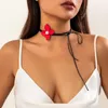 Choker Elegant Pearl Wax Thread Clavicle Chain Handmade Strap Flower Adjustable Necklace For Women Jewelry Wed Accessories