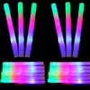 Party Decoration 12 15 24 30 60 90Pcs Glow Sticks RGB LED Lights In The Dark Fluorescence Light For Wedding Concert Festival207o