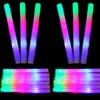 Party Decoration 12 15 24 30 60 90st Glow Sticks RGB LED -lampor i Dark Fluorescence Light for Wedding Concert Festival207o