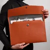 Briefcases Stylish And Simple Business Document Bag Double Layer Snap Type Multi Color Optional Functional Briefcase 231013