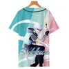 Men's T Shirts Sykkuno Merch 3D Short Sleeve Baseball Uniform Hip Hop Women Print T-SHIRT