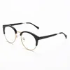 Zonnebril Cat Eye Anti-blauwlichtbril Retro metalen half frame plat heren- en damesontwerper