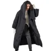 Mulheres para baixo parkas kjmyyx jaqueta de inverno feminino 2023 engrossar longo com capuz parka casaco quente jaqueta feminina casacos 231012