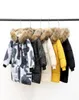 Kurtki w dół płaszcza płaszcza futra dla dzieci dziewczęta odzieży wierzchołka paras zima jesienna długość snowsuit wyściełana puffer ciepła 202122884532