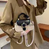 Cross Body Design Woven Bag New Handheld Woven Bag Metal Lock Single Shoulder Crossbody Bagblieberryes