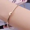 Bangle Matte Bangles Fashion Double Ring Bracelet Female Metal Korean Jewelry Wholesale A Single Price 231012